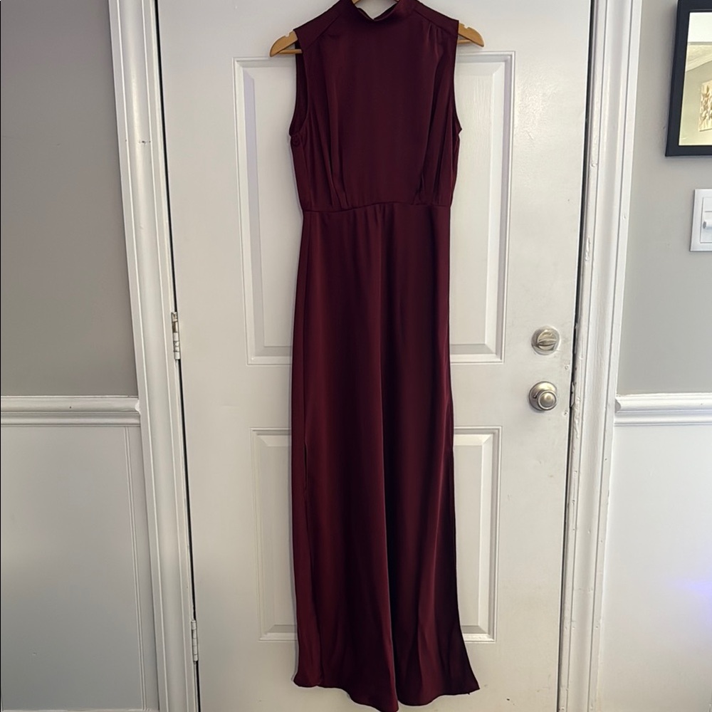 Lulu's Burgundy Maxi Dress
